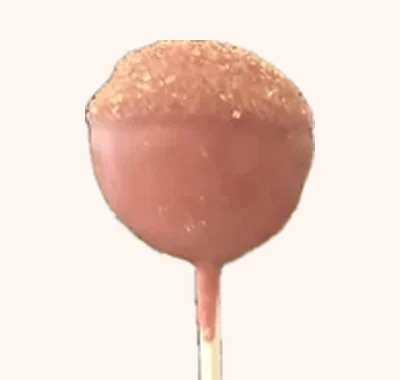 Raspberry Lemonade gourmet cake pop by Miss Confection