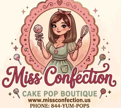 Miss Confection Cake Pop Boutique logo